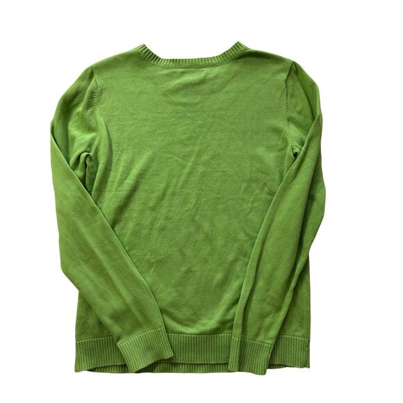 IZOD Unisex med Vtg Style Argyle sweater . Bold Preppy retro ivy league - Picture 3 of 8